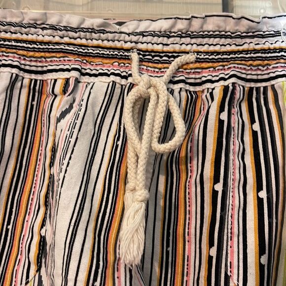 Kiss & Cry Multicolored Striped Drawstring Waistband Shorts Medium M - Picture 13 of 15